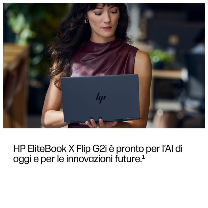 HP D87WZAT EliteBook X Flip G2i Notebook 2 in 1 Intel Core Ultra 5 SSD 512 GB RAM 16 GB Wi-Fi 7 Windows 11 Pro colore Blu