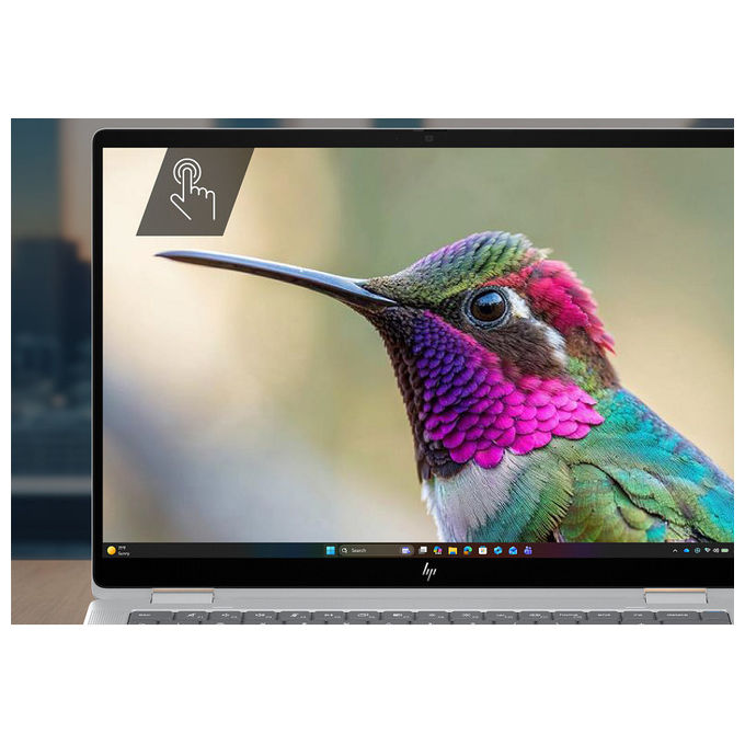 HP D87ZSAT EliteBook X Flip G2i Notebook 2 in 1 Intel Core Ultra 5 14 pollici 16 GB RAM 512 GB SSD Argento