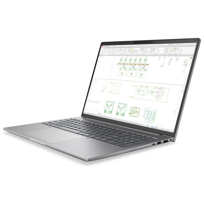 HP DK1L8ET ZBook 8 Mobile Workstation 16 Intel Core Ultra 5 24GB RAM 512GB SSD WiFi 7 Win 11 Pro colore Argento