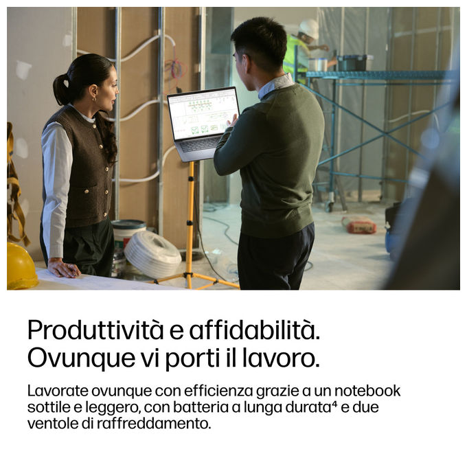 HP DK1L8ET ZBook 8 Mobile Workstation 16 Intel Core Ultra 5 24GB RAM 512GB SSD WiFi 7 Win 11 Pro colore Argento