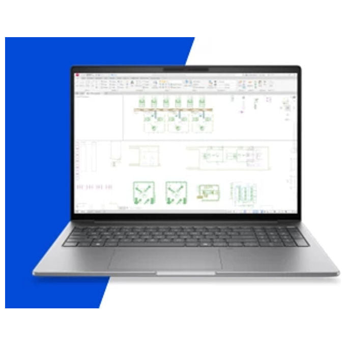 HP DK1L8ET ZBook 8 Mobile Workstation 16 Intel Core Ultra 5 24GB RAM 512GB SSD WiFi 7 Win 11 Pro colore Argento