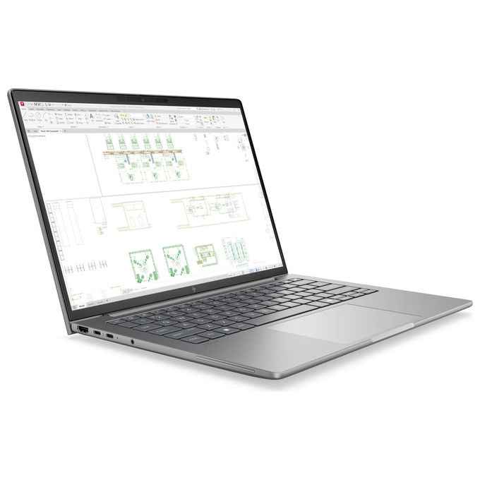 HP DK1M0ET Laptop Copilot+ Intel Core Ultra 7 14 pollici WUXGA 24 GB DDR5 512 GB SSD Windows 11 Pro colore Argento