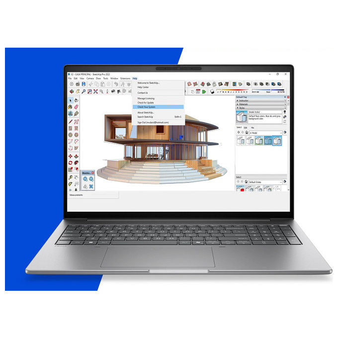 HP DK1M1ET ZBook 8 Workstation Portatile AMD Ryzen AI 7 PRO 16'' WUXGA 32GB DDR5 1TB SSD Wi-Fi 7 Argento