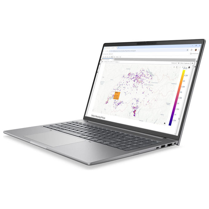 HP DK1M5ET ZBook 8 Laptop AMD Ryzen AI 7 PRO 16 pollici WUXGA 24 GB DDR5 1 TB SSD Wi-Fi 7 Windows 11 Pro colore Argento