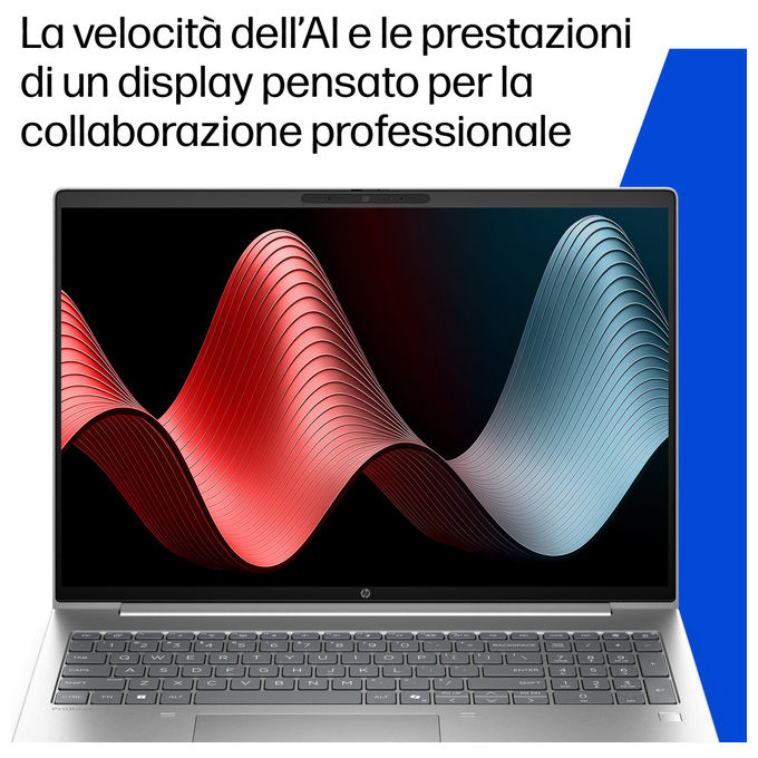 HP DL5M8AT ProBook 4 G2a Notebook 16 pollici AMD Ryzen AI 5 430 24GB DDR5 512GB SSD Wi-Fi 7 Windows 11 Pro colore Argento