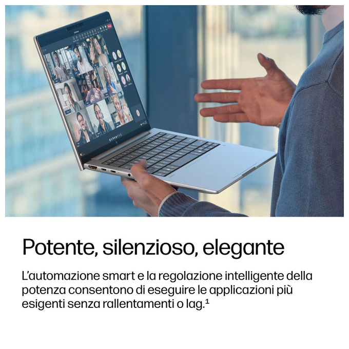 HP DL5P7AT EliteBook 8 G2i Notebook 14 pollici Intel Core Ultra 7 64 GB RAM 1 TB SSD Wi-Fi 7 Argento