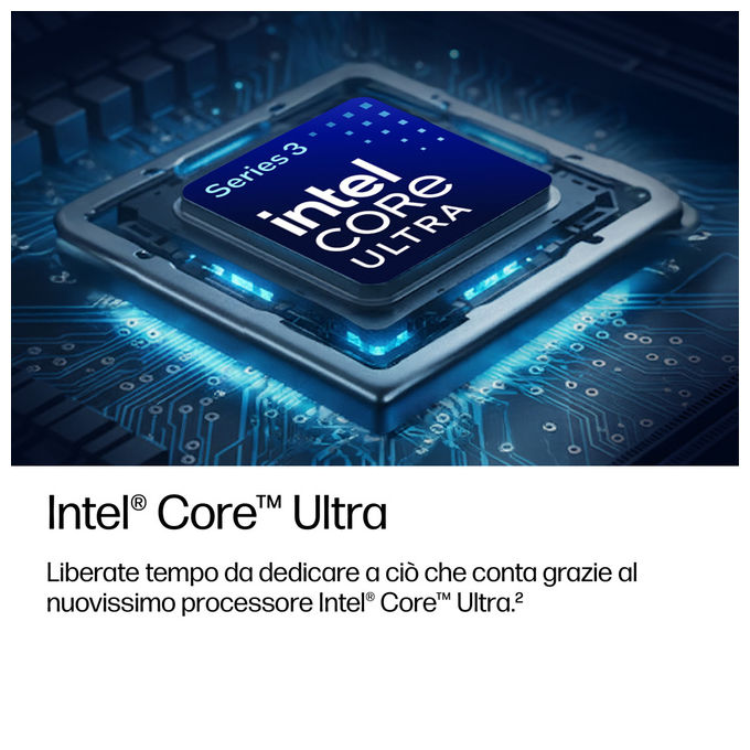 HP DL5R0AT EliteBook 6 G2i Notebook 14'' Intel Core Ultra 7 355 32 GB DDR5 1 TB SSD NVMe Wi-Fi 7 Windows 11 Pro colore Argento