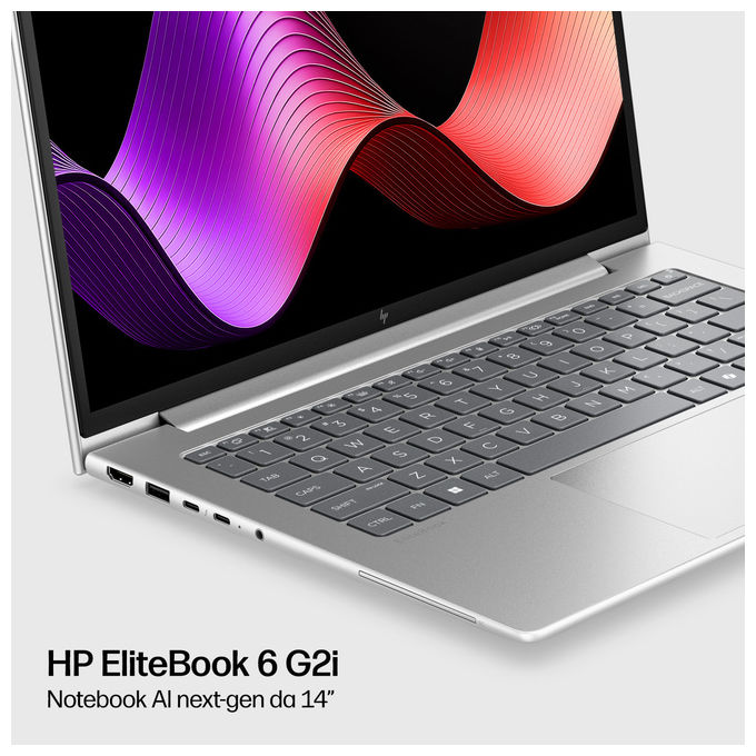 HP DL5R4AT EliteBook 6 G2i Notebook 14'' Intel Core Ultra 5 325 24 GB DDR5 512 GB SSD NVMe Wi-Fi 7 Argento