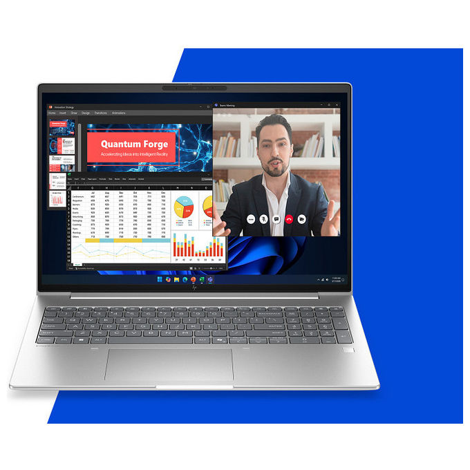 HP DL5R9AT EliteBook 6 G2a Notebook 16 pollici AMD Ryzen AI 5 16 GB DDR5 512 GB SSD Wi-Fi 7 Windows 11 Pro colore Argento