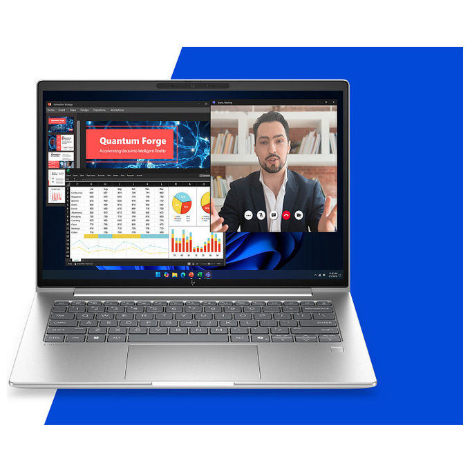 HP DL5U3AT EliteBook 6 G2a Notebook 14'' AMD Ryzen AI 5 16GB DDR5 512GB SSD Wi-Fi 7 Windows 11 Pro colore Argento