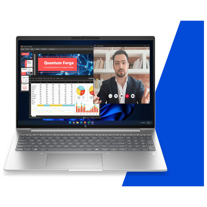 HP DP9J6AT ProBook 4 G2a Notebook 16'' AMD Ryzen AI 5 430 16GB RAM 512GB SSD Windows 11 Pro colore Argento