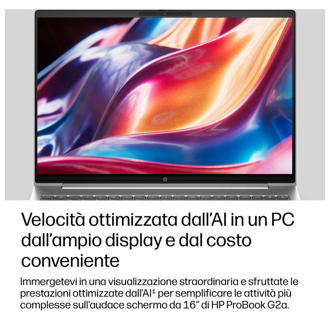 HP DP9J6AT ProBook 4 G2a Notebook 16'' AMD Ryzen AI 5 430 16GB RAM 512GB SSD Windows 11 Pro colore Argento
