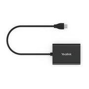 Yealink EHS61 Adattatore per Cuffie Wireless DECT compatibile WH62 WH63 Yealink Mitel Unify Plug and Play colore Nero
