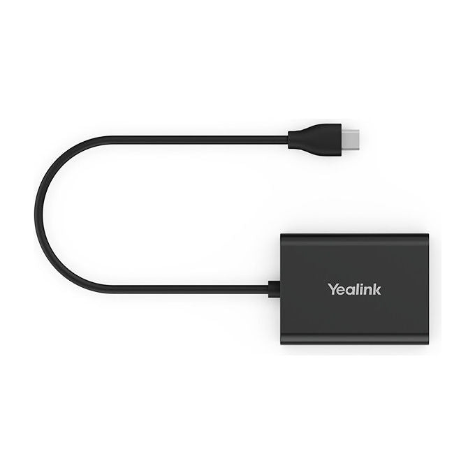 Yealink EHS61 Adattatore per Cuffie Wireless DECT compatibile WH62 WH63 Yealink Mitel Unify Plug and Play colore Nero