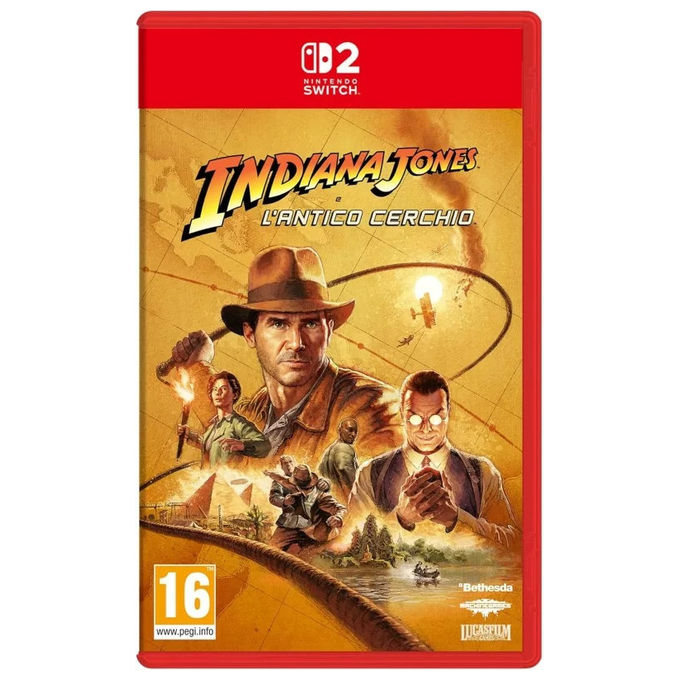 Microsoft EP2-71788 Videogioco Indiana Jones e l'Antico Cerchio Nintendo Switch 2 Fisico