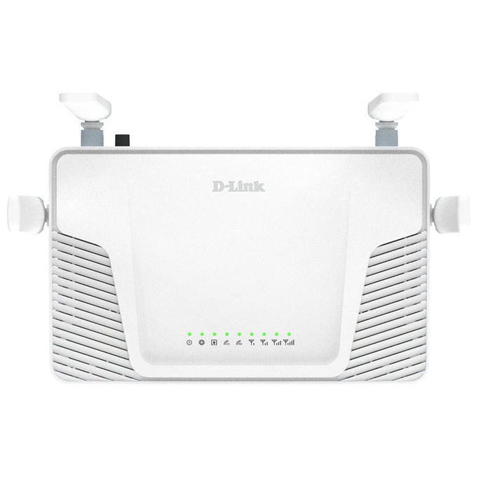 D-Link G416C Router Wireless 4G LTE Wi-Fi 6 Dual Band 2.4 5GHz 1500 Mbit-s Gigabit Ethernet colore Bianco