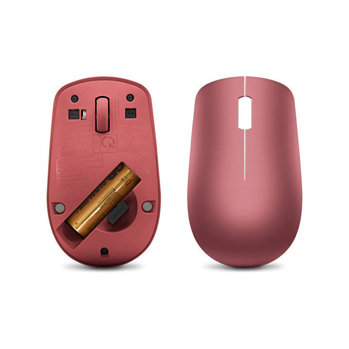 Lenovo GY50Z18990 530 Mouse Wireless RF Ottico Ambidestro 1200 DPI Nano USB colore Rosso