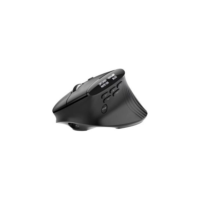Acer HP.EXPBG.020 Smart Fit Mouse Verticale Wireless Bluetooth 5.0 8000 DPI 10 pulsanti USB Type-C colore Nero
