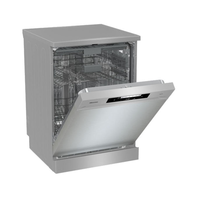 Hisense HS643C90X Lavastoviglie Libera installazione 16 coperti Classe C 44 dB Auto Dry 3 cestelli (85x60x60 cm) colore Argento