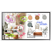 Samsung WM55FX Flip Pro Display Interattivo Touch 55'' 4K UHD Tizen 9.0 Wi-Fi colore Grigio Bianco