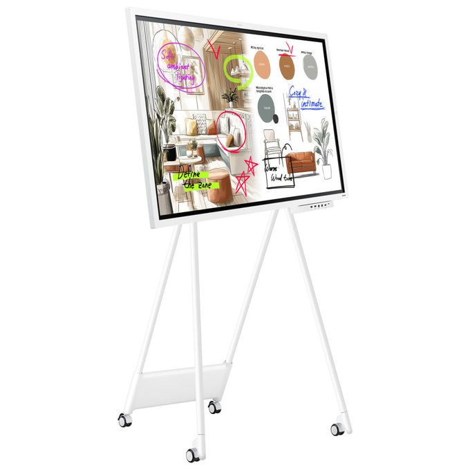 Samsung WM55FX Flip Pro Display Interattivo Touch 55'' 4K UHD Tizen 9.0 Wi-Fi colore Grigio Bianco