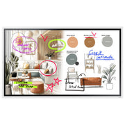 Samsung WM65FX Flip Pro Display Interattivo 65'' 4K UHD Touch IR 20 punti Tizen WiFi colore Grigio Bianco