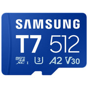 Samsung MB-MB512T-WW T7 Scheda microSDXC 512GB UHS-I U3 V30 A2 170 MB-s colore Blu