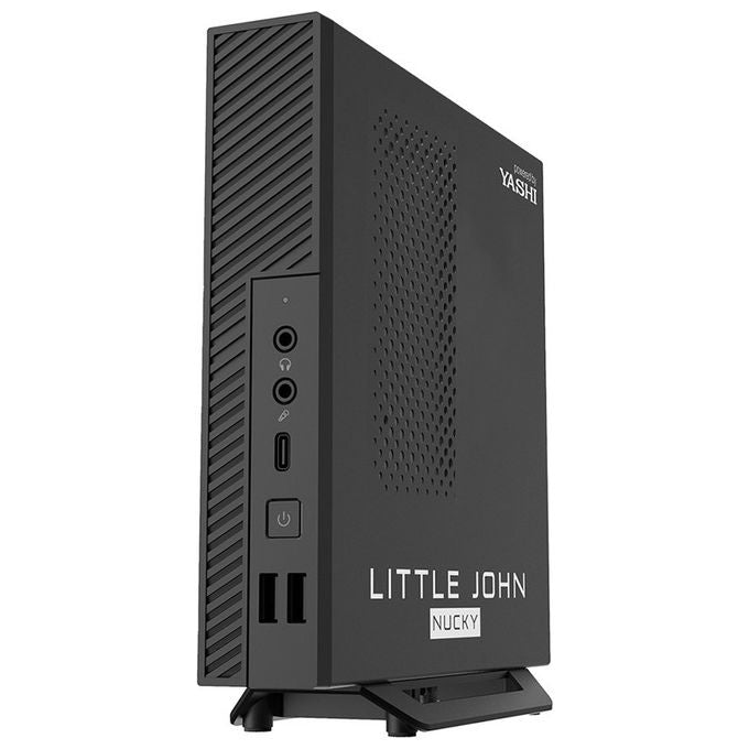 Yashi NY6850 Little John Mini PC AMD Ryzen 7 PRO 6850H 16GB LPDDR5 512GB SSD NVMe Win11 Pro Fanless colore Nero