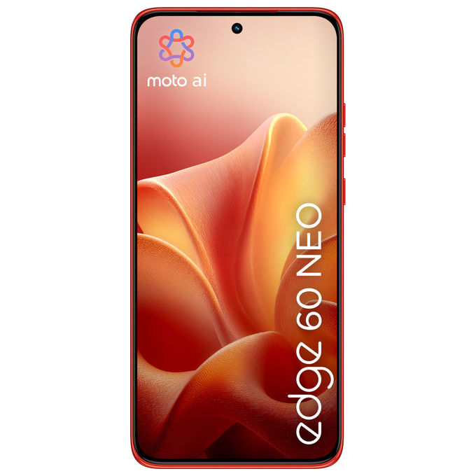 Motorola PBA80035IT Edge 60 Neo Smartphone 5G 8GB 256GB Display 6.36'' pOLED 120Hz Tripla Camera 50MP Android 15 colore Rosso