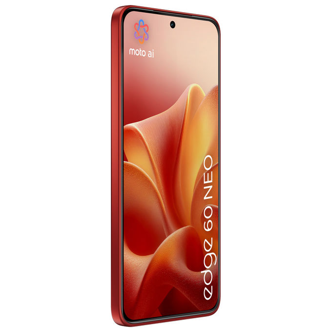Motorola PBA80035IT Edge 60 Neo Smartphone 5G 8GB 256GB Display 6.36'' pOLED 120Hz Tripla Camera 50MP Android 15 colore Rosso