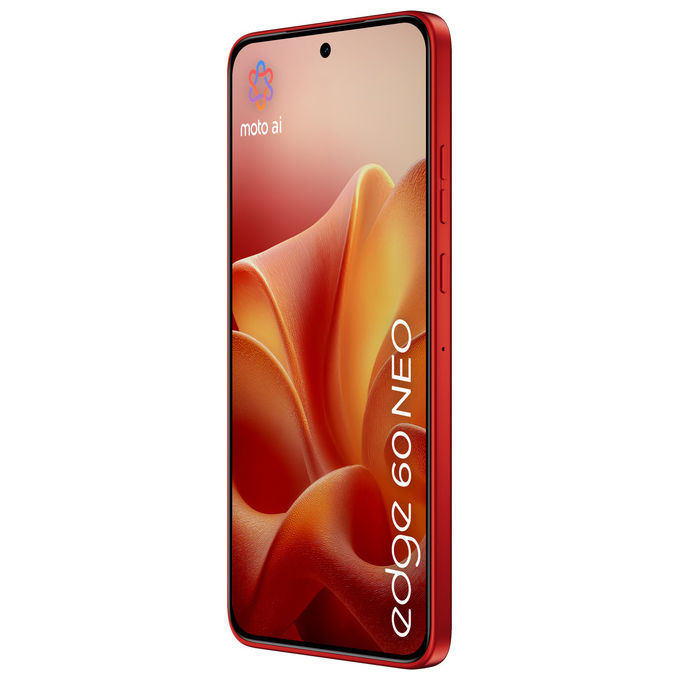 Motorola PBA80035IT Edge 60 Neo Smartphone 5G 8GB 256GB Display 6.36'' pOLED 120Hz Tripla Camera 50MP Android 15 colore Rosso