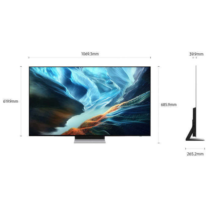 Samsung QE48S90HAEXZT Smart TV OLED 4K 48'' Processore NQ4 AI Gen3 Motion Xcelerator 165Hz Dolby Atmos Glare Free colore Nero