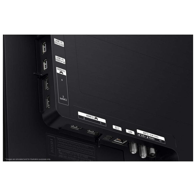Samsung QE77S90HATXZT Smart TV OLED 77'' 4K UHD Processore NQ4 AI Gen3 Motion Xcelerator 165Hz Dolby Atmos Wi-Fi 6E colore Nero