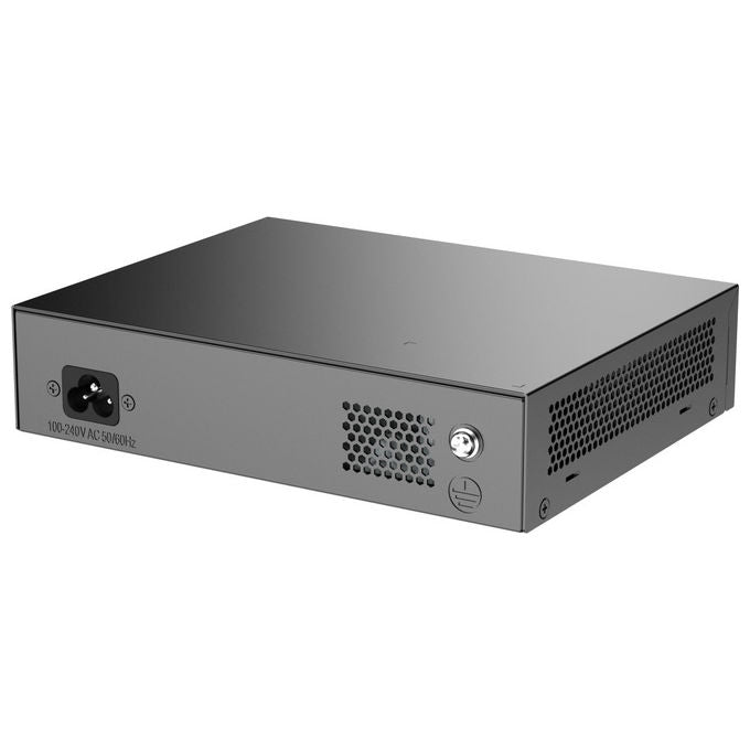 Reyee RG-ES110GS-P-L Switch PoE Non Gestito 10 Porte Gigabit 8x PoE+ 802.3af-at 120W 1x SFP 1x RJ45 Uplink Fanless