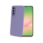 Celly SANDCASE1170VL Cover morbida TPU effetto sabbiato antiscivolo Samsung Galaxy A27 5G colore Viola trasparente