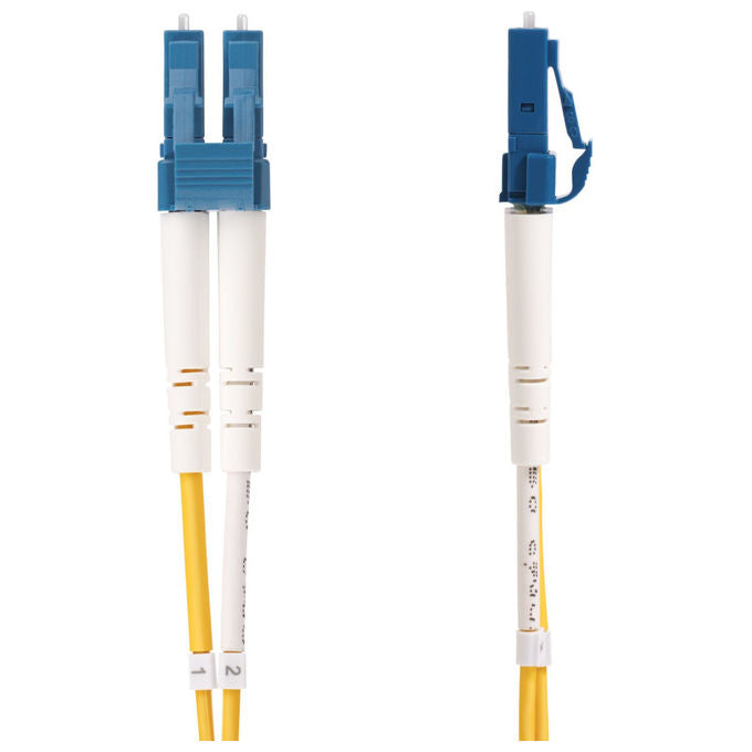 StarTech.com SMLCSC-OS2-20M Cavo Patch Fibra Ottica OS2 Monomodale Duplex LC SC UPC 20m 9-125µm LSZH colore Giallo