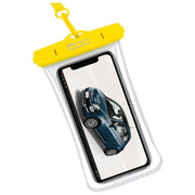 Celly SPLASHBAGFLBK Custodia Impermeabile Galleggiante Smartphone fino a 6.9'' IP68 TPU colore Nero