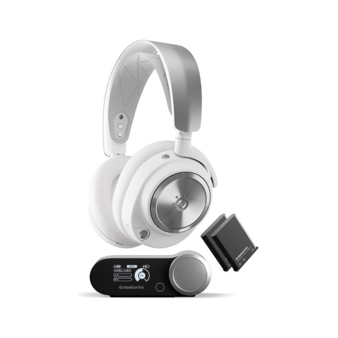 SteelSeries 61524 Arctis Nova Pro Wireless Auricolare Gaming Over-Ear USB 2.4 GHz Bluetooth ANC 40 mm colore Bianco