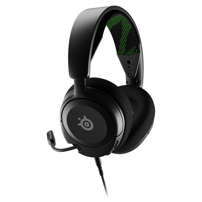 SteelSeries ARCTIS NOVA 1X Auricolare Gaming A Padiglione Cablato Jack 3.5mm Microfono con Cancellazione del Rumore colore Nero Verde