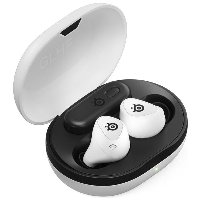 SteelSeries 61682 Arctis GameBuds Auricolari Gaming Wireless In-Ear Bluetooth 5.3 2.4 GHz ANC IP55 10h colore Bianco
