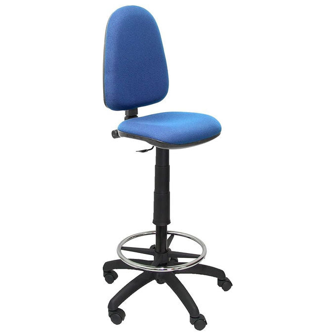 Piqueras y Crespo T12CPB200RN Isso Sgabello da ufficio ergonomico regolabile in altezza tessuto bali colore Blu Navy