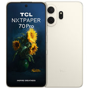 TCL T807D1-2BLCA112 NXTPAPER 70 Pro Smartphone 5G 6.9'' 8GB 256GB 50MP OIS 5200mAh IP68 Android 16 colore Nebula Gold