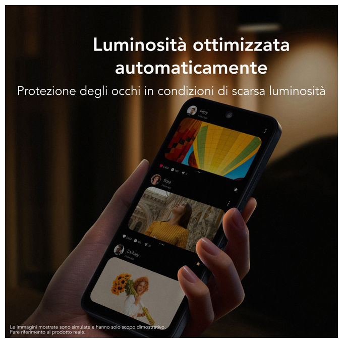 TCL T807D1-2BLCA112 NXTPAPER 70 Pro Smartphone 5G 6.9'' 8GB 256GB 50MP OIS 5200mAh IP68 Android 16 colore Nebula Gold