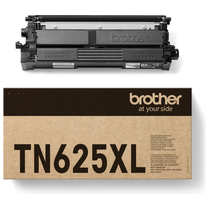 Brother TN-625XLBK Cartuccia Toner Originale Alta Resa 5500 pagine colore Nero