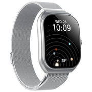 Celly TRAINERWIDEBK Smartwatch Display Curvo 2,01'' Chiamate 100+ Sport 15 Giorni Autonomia colore Nero