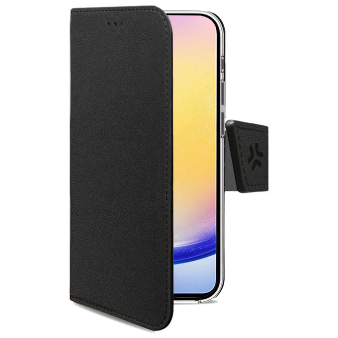 Celly WALLY1182 WALLY Custodia a libro similpelle chiusura magnetica slot per carte funzione stand Honor 600 colore Nero