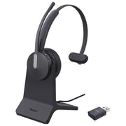 Yealink WH64MONOMSHBWST WH64 Hybrid Auricolare Wireless Mono Bluetooth 5.2 DECT USB-C Teams 14h Base di Ricarica colore Nero