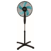Termozeta TZWZ02PLUSN Windzeta Plus Ventilatore a piantana 5 pale 3 velocita' 40W oscillazione automatica colore Nero