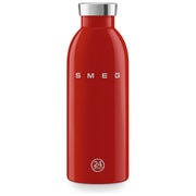 Smeg WBF01RD Borraccia Termica 500 ml Doppia Parete Acciaio Inox 18-8 Isolamento 24h freddo 12h caldo colore Rosso