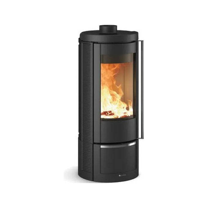 La Nordica 3002840 Marlena.16 Stufa a Legna in Ghisa 7,5 kW Classe A+ 86% Rendimento 86 m² colore Nero Antracite